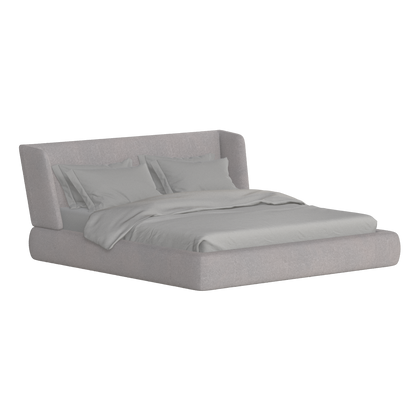 Valentina bed in Boucle Baloo Fabric