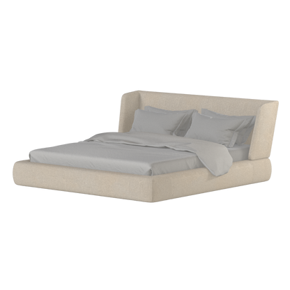 Valentina bed in Boucle Baloo Fabric