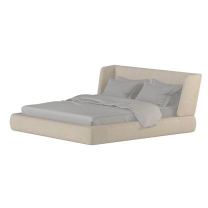 Valentina bed in Boucle Baloo Fabric