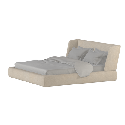 Valentina bed in Boucle Baloo Fabric