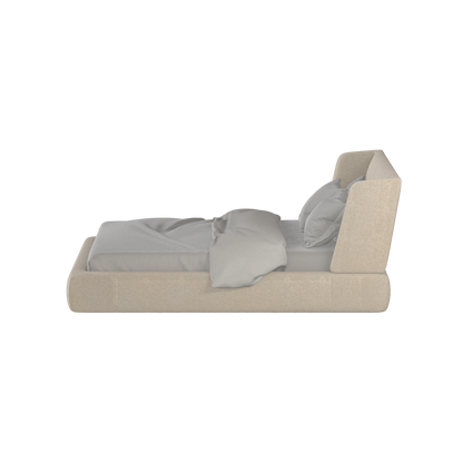 Valentina bed in Boucle Baloo Fabric