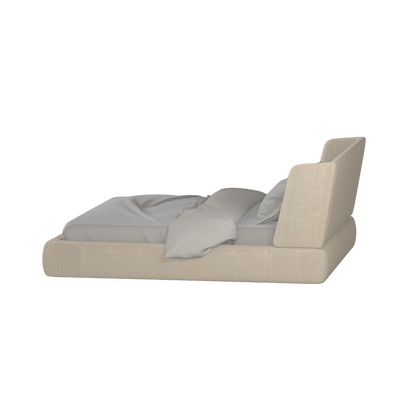 Valentina bed in Boucle Baloo Fabric