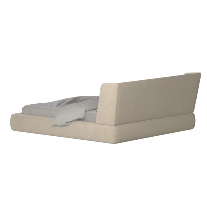 Valentina bed in Boucle Baloo Fabric