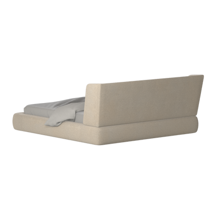 Valentina bed in Boucle Baloo Fabric