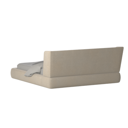Valentina bed in Boucle Baloo Fabric