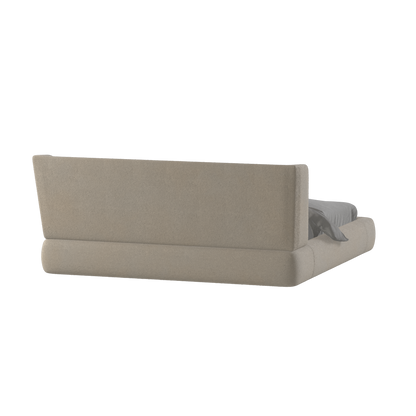Valentina bed in Boucle Baloo Fabric