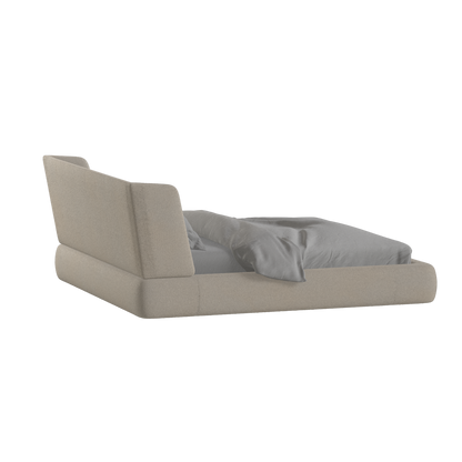 Valentina bed in Boucle Baloo Fabric