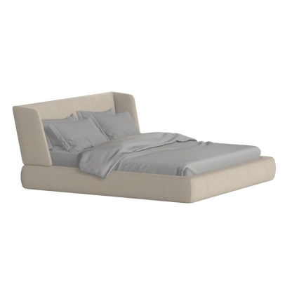 Valentina bed in Boucle Baloo Fabric