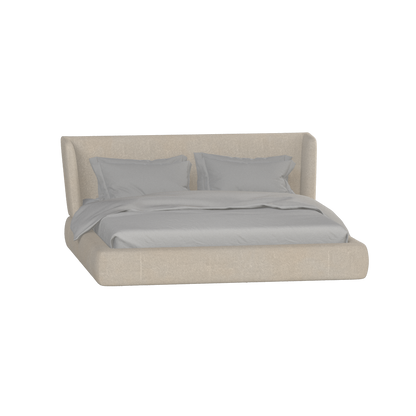 Valentina bed in Boucle Baloo Fabric