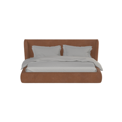 Valentina bed in Boucle Baloo Fabric