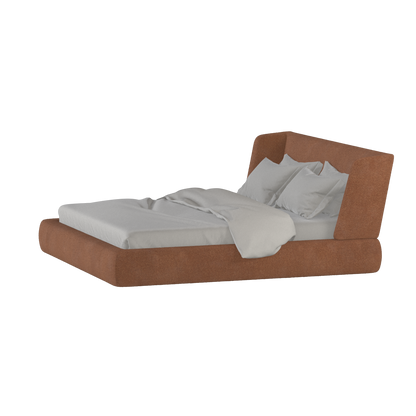 Valentina bed in Boucle Baloo Fabric