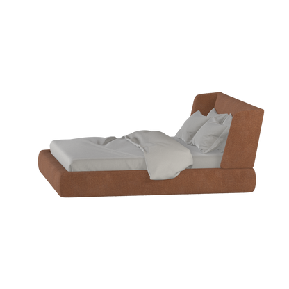 Valentina bed in Boucle Baloo Fabric