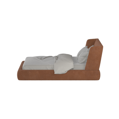 Valentina bed in Boucle Baloo Fabric