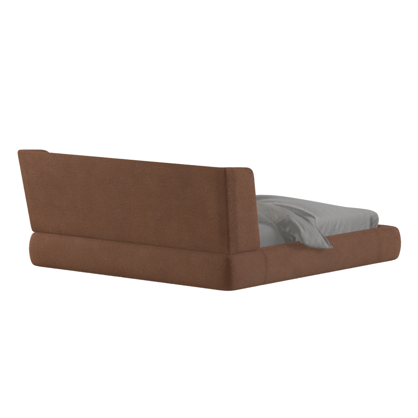 Valentina bed in Boucle Baloo Fabric