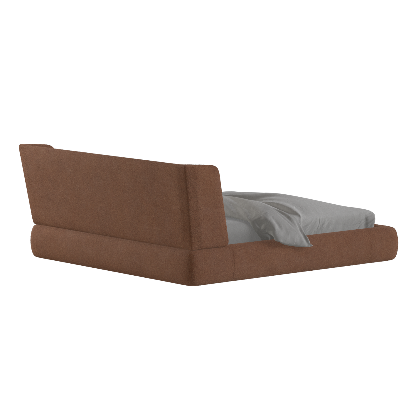 Valentina bed in Boucle Baloo Fabric
