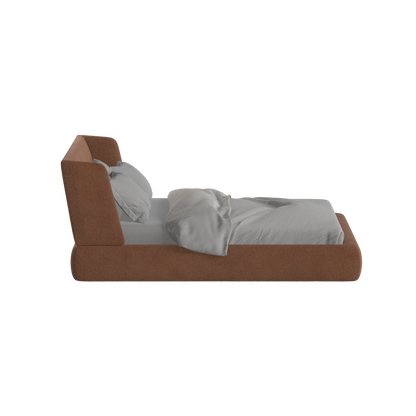 Valentina bed in Boucle Baloo Fabric