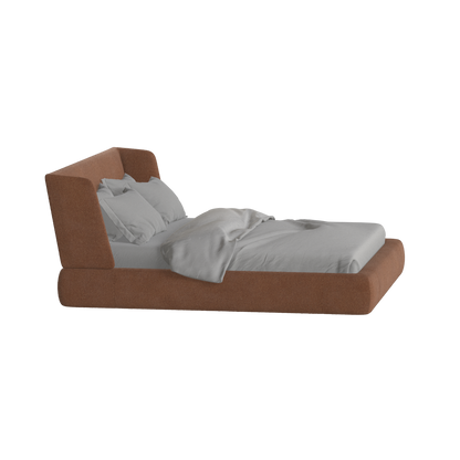 Valentina bed in Boucle Baloo Fabric
