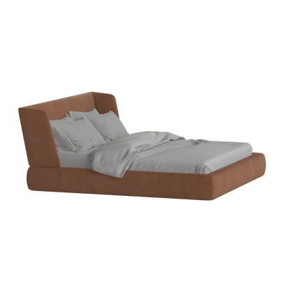 Valentina bed in Boucle Baloo Fabric