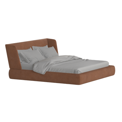 Valentina bed in Boucle Baloo Fabric