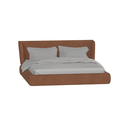 Valentina bed in Boucle Baloo Fabric