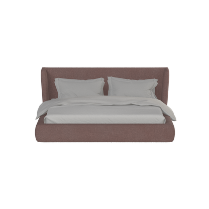 Valentina bed in Boucle Baloo Fabric