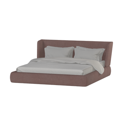 Valentina bed in Boucle Baloo Fabric