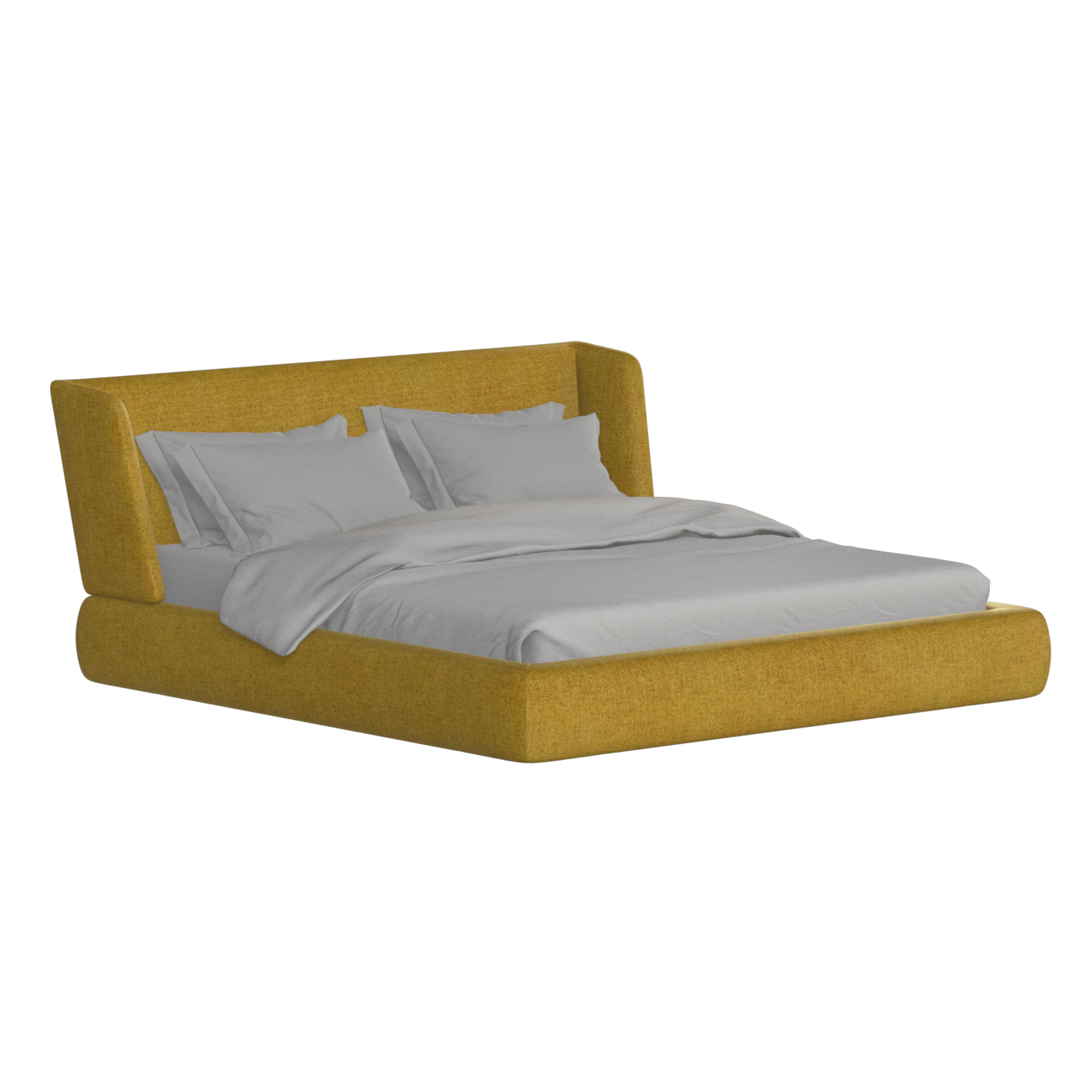 Valentina bed in Boucle Hevia Fabric