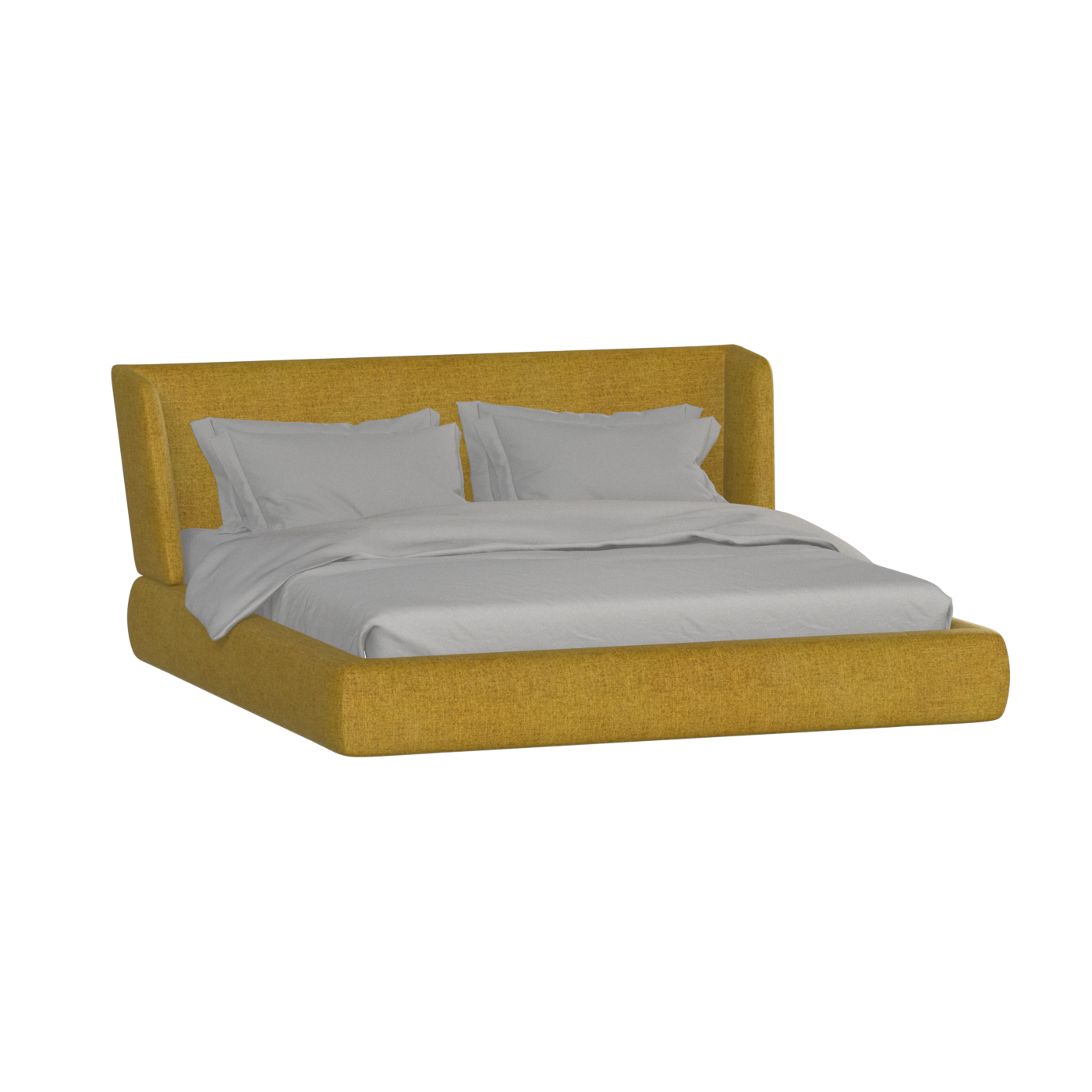 Valentina bed in Boucle Hevia Fabric