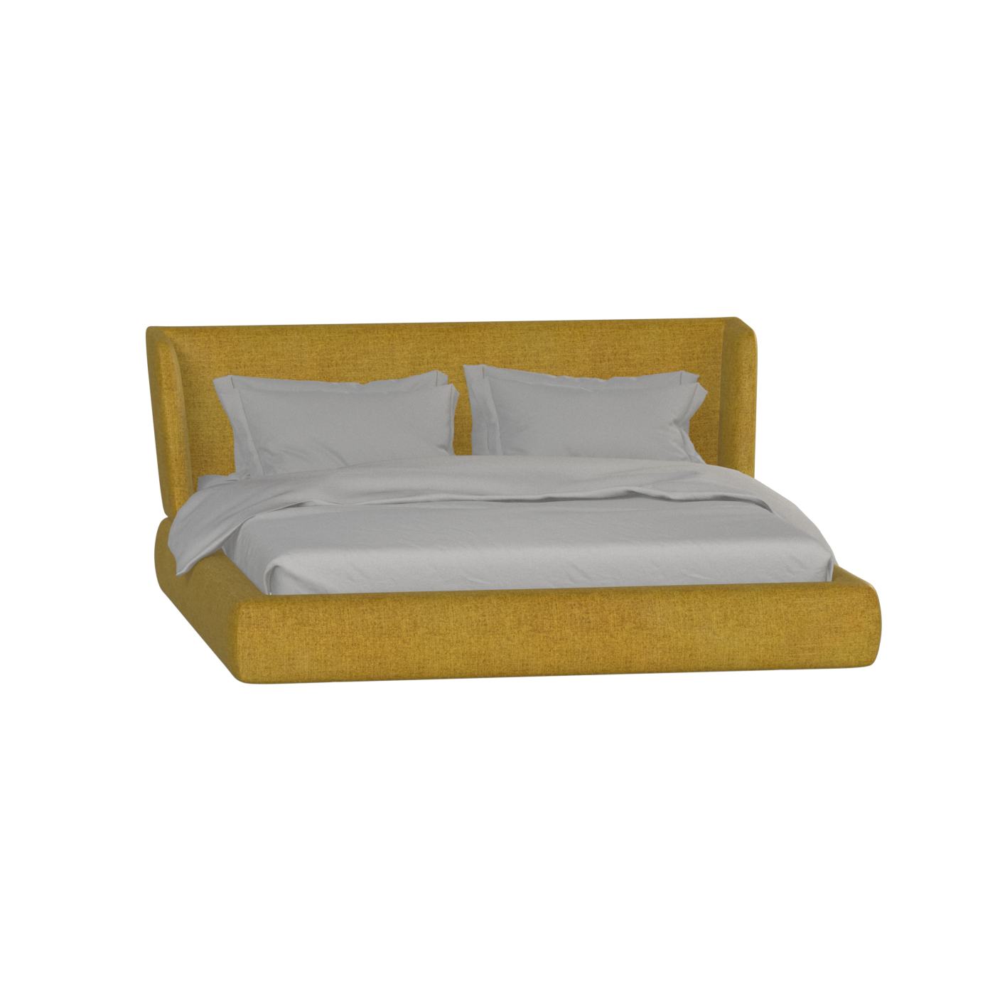 Valentina bed in Boucle Hevia Fabric