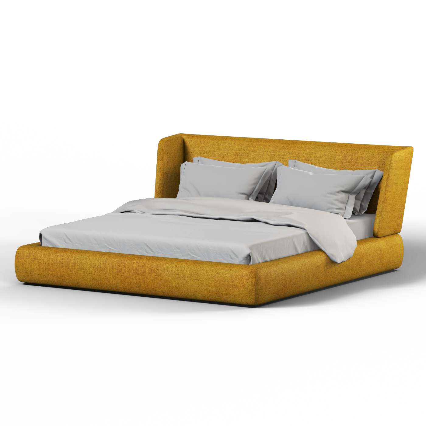 Valentina bed in Boucle Hevia Fabric