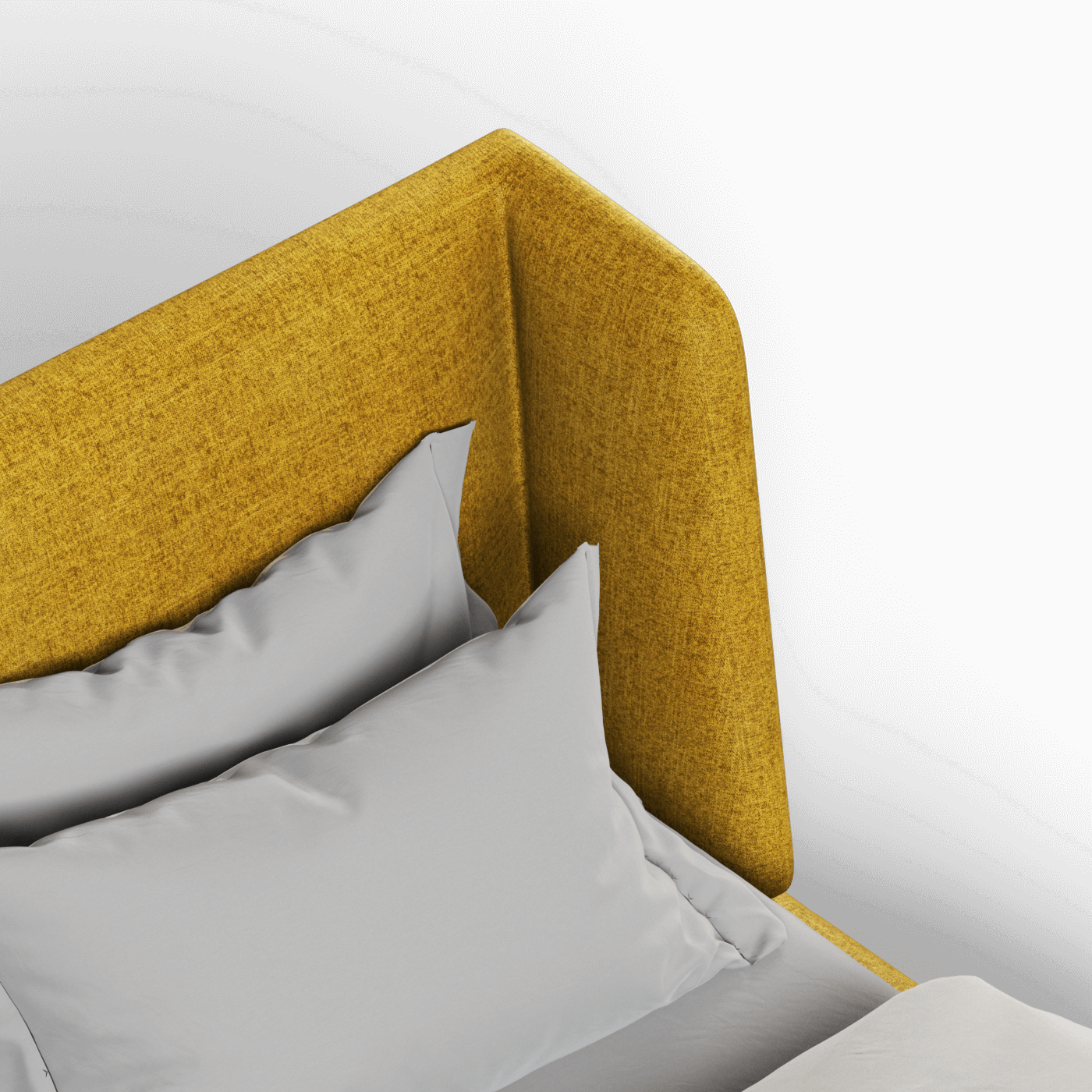 Valentina bed in Boucle Hevia Fabric