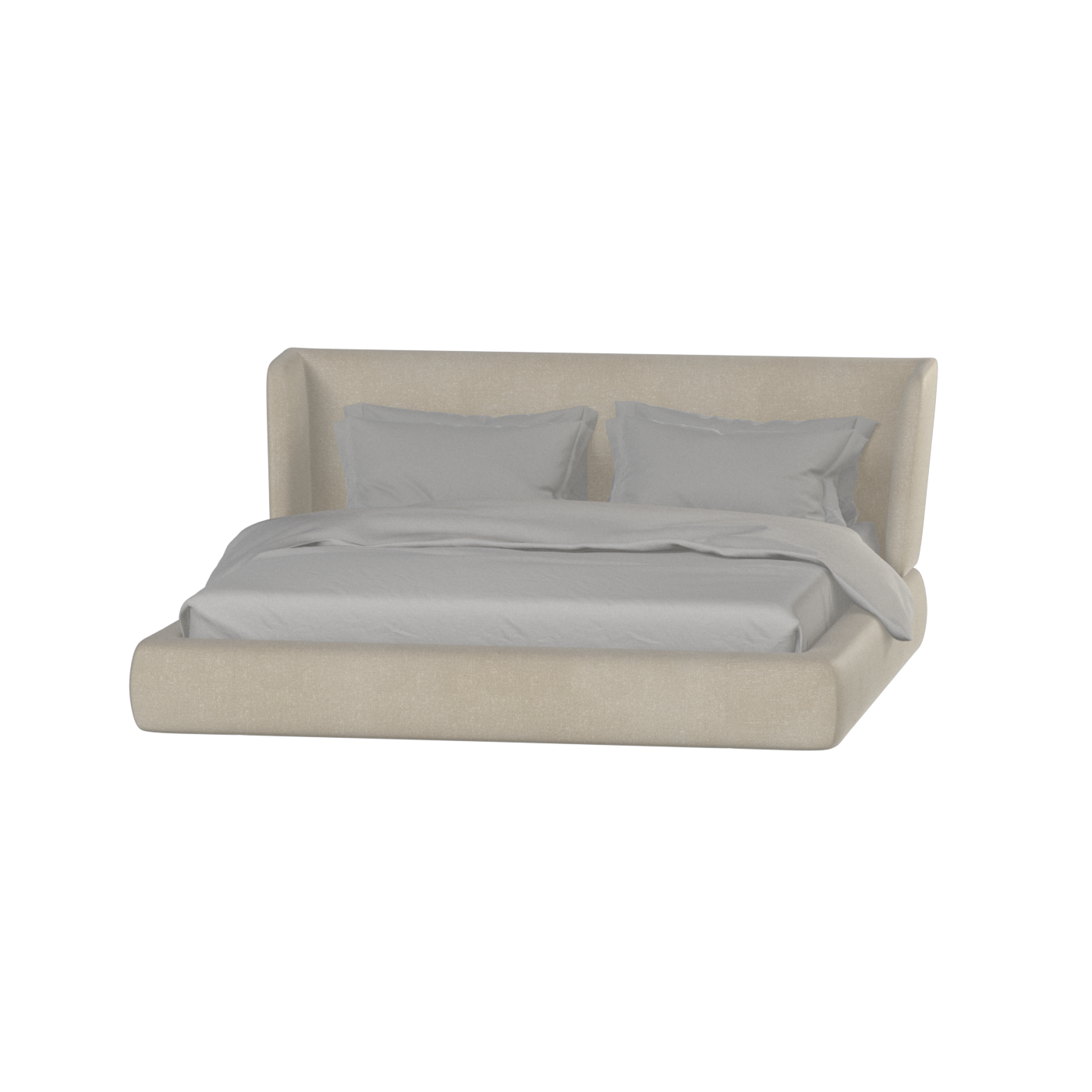 Valentina bed in Boucle Hevia Fabric