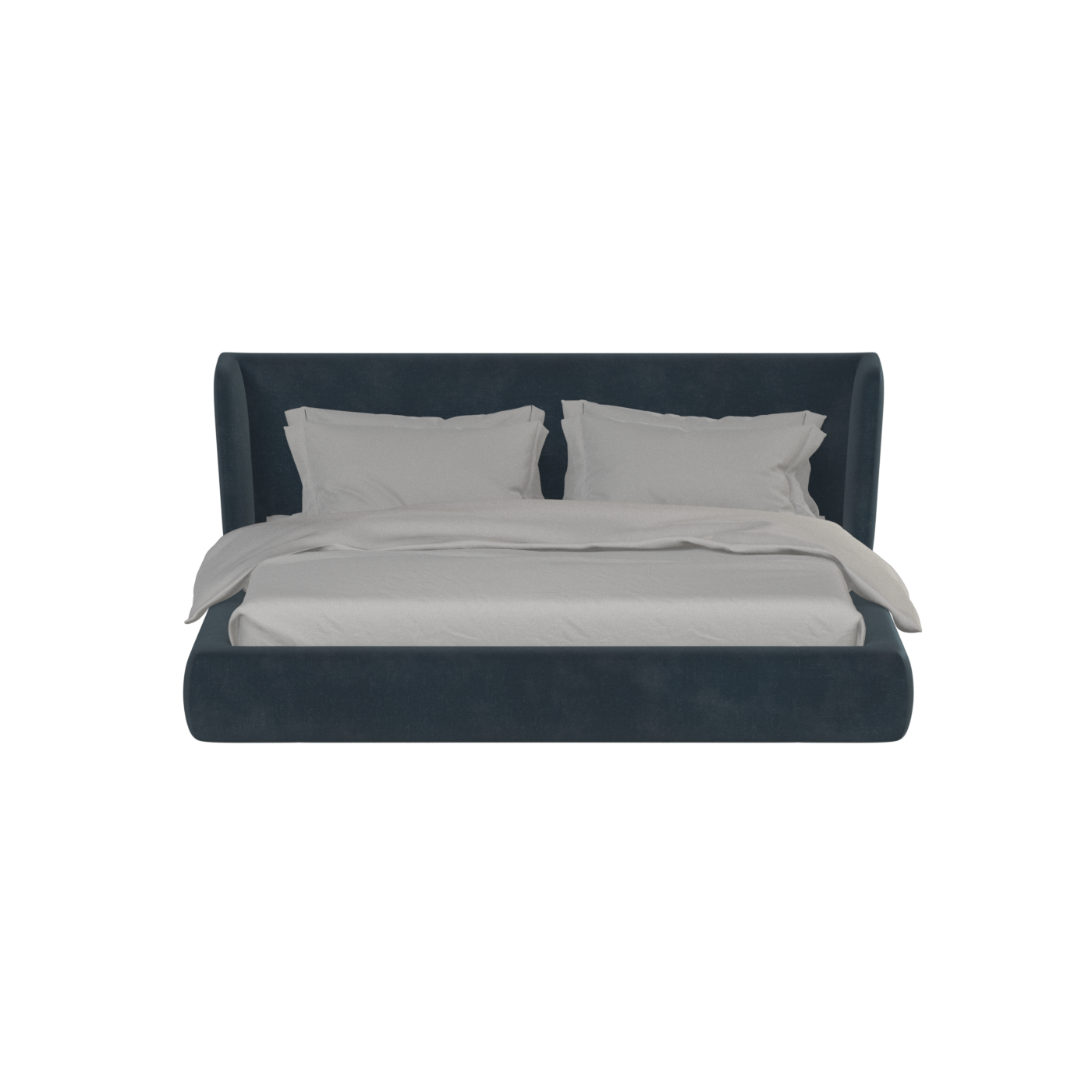 Valentina bed in Boucle Hevia Fabric