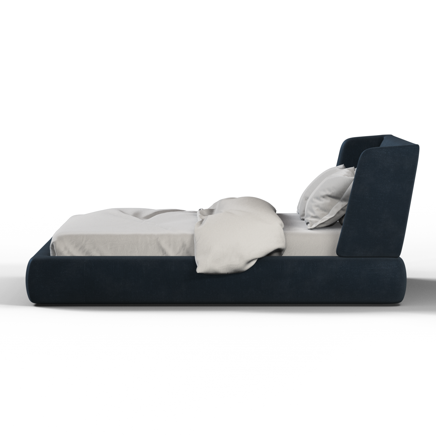 Valentina bed in Boucle Hevia Fabric