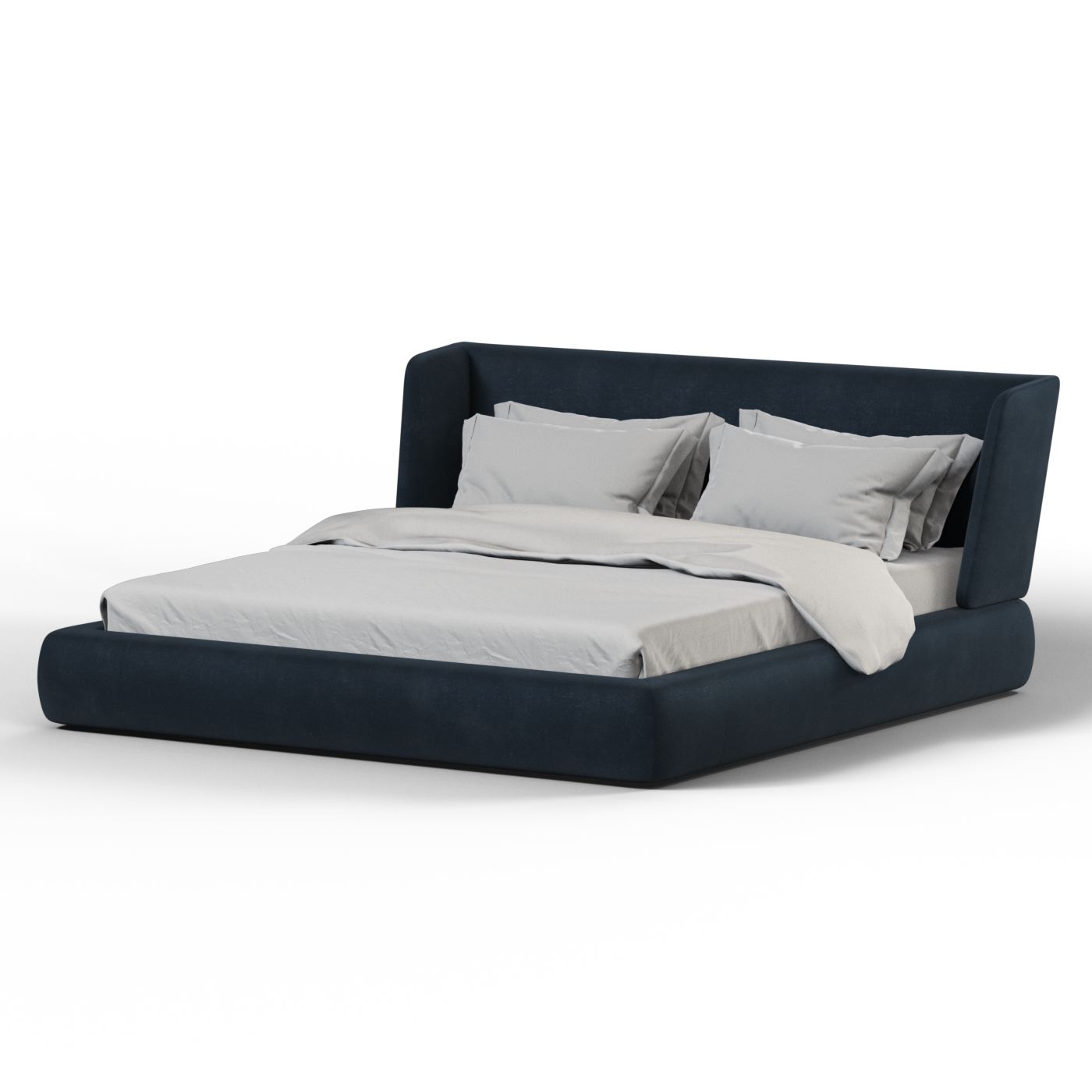 Valentina bed in Boucle Hevia Fabric