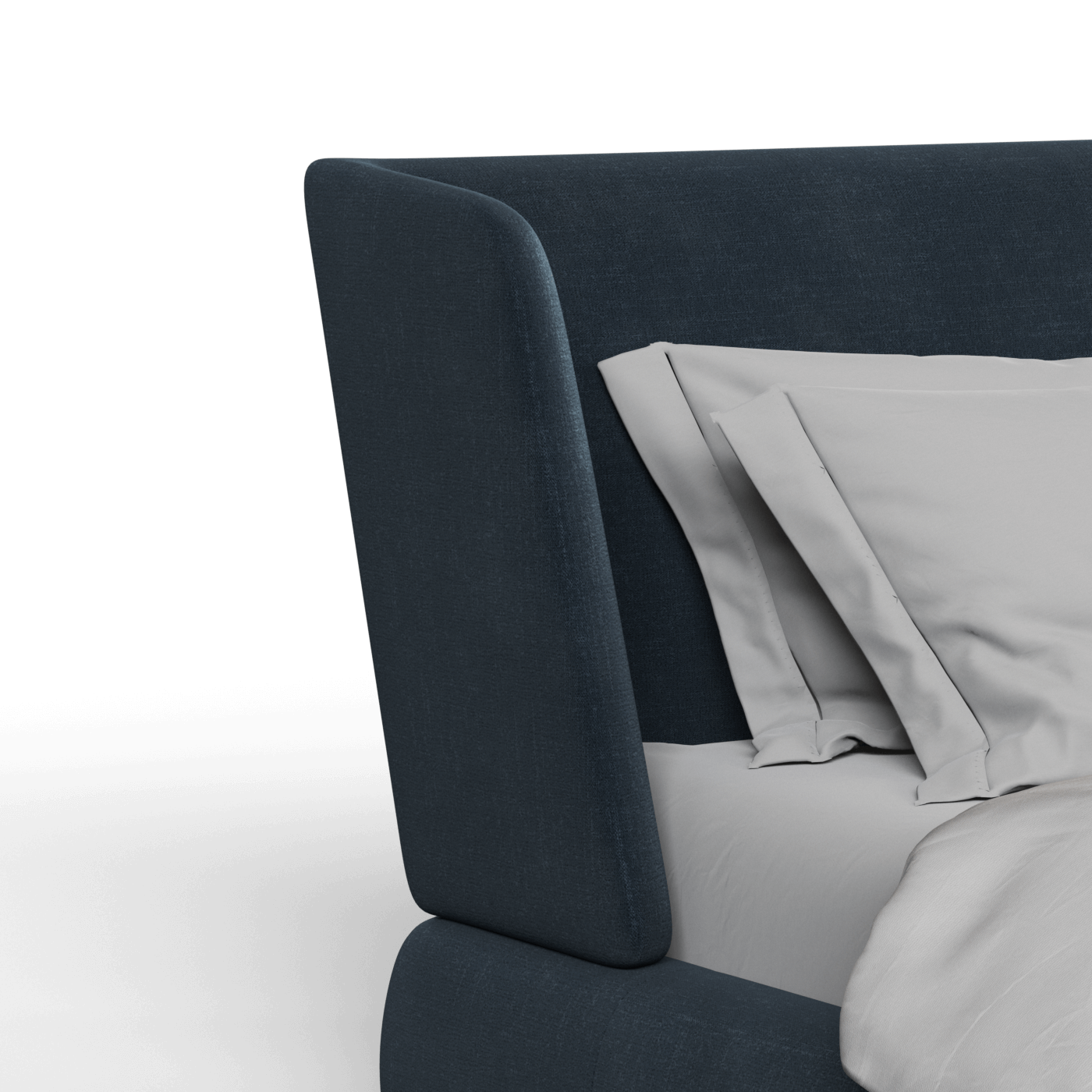 Valentina bed in Boucle Hevia Fabric