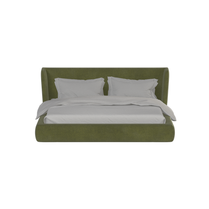 Lit Valentina en tissu Boucle Hevia 