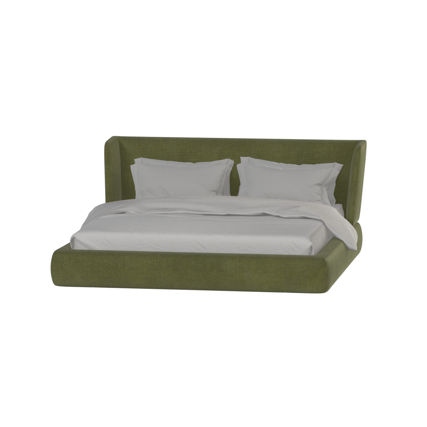 Lit Valentina en tissu Boucle Hevia 