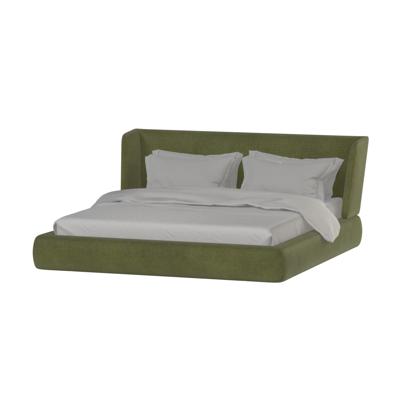 Lit Valentina en tissu Boucle Hevia 