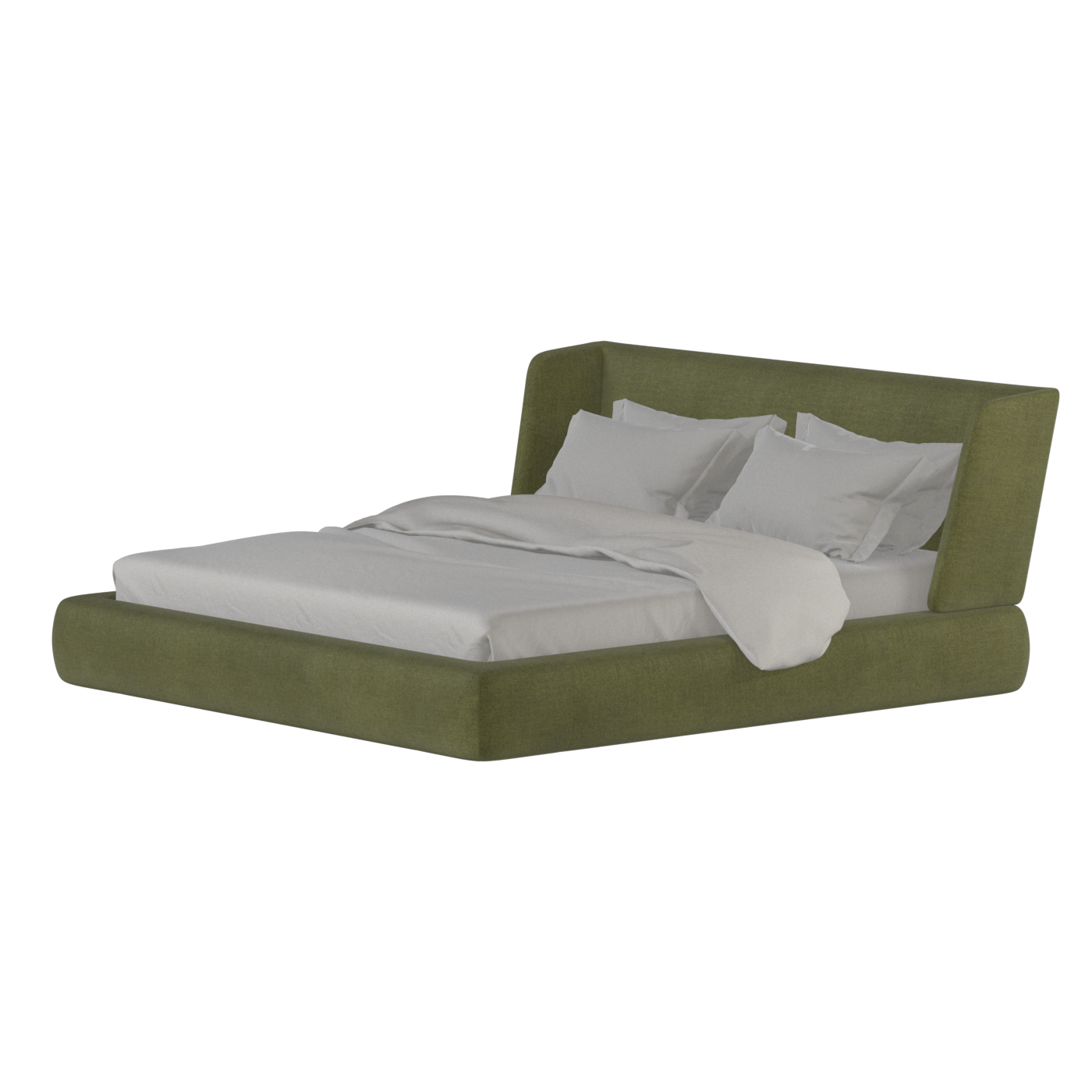 Lit Valentina en tissu Boucle Hevia 