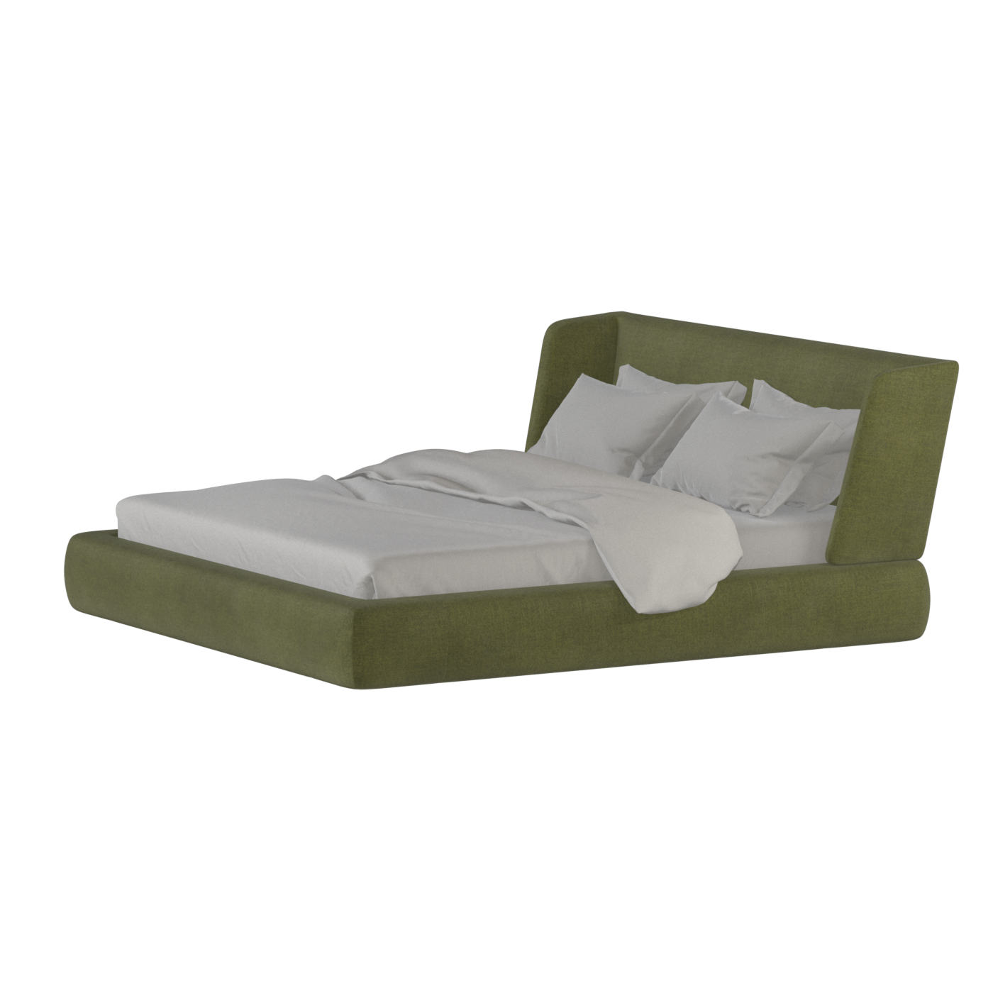 Lit Valentina en tissu Boucle Hevia 