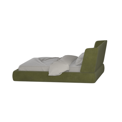 Lit Valentina en tissu Boucle Hevia 