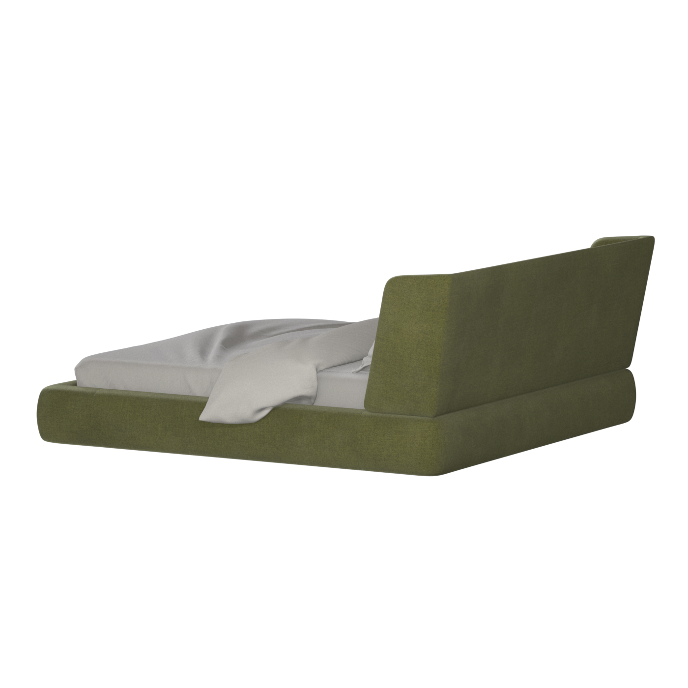 Lit Valentina en tissu Boucle Hevia 