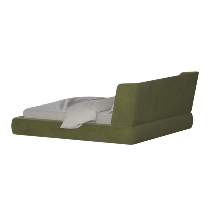 Lit Valentina en tissu Boucle Hevia 