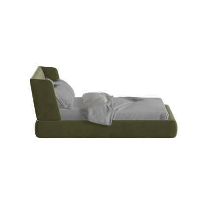 Lit Valentina en tissu Boucle Hevia 