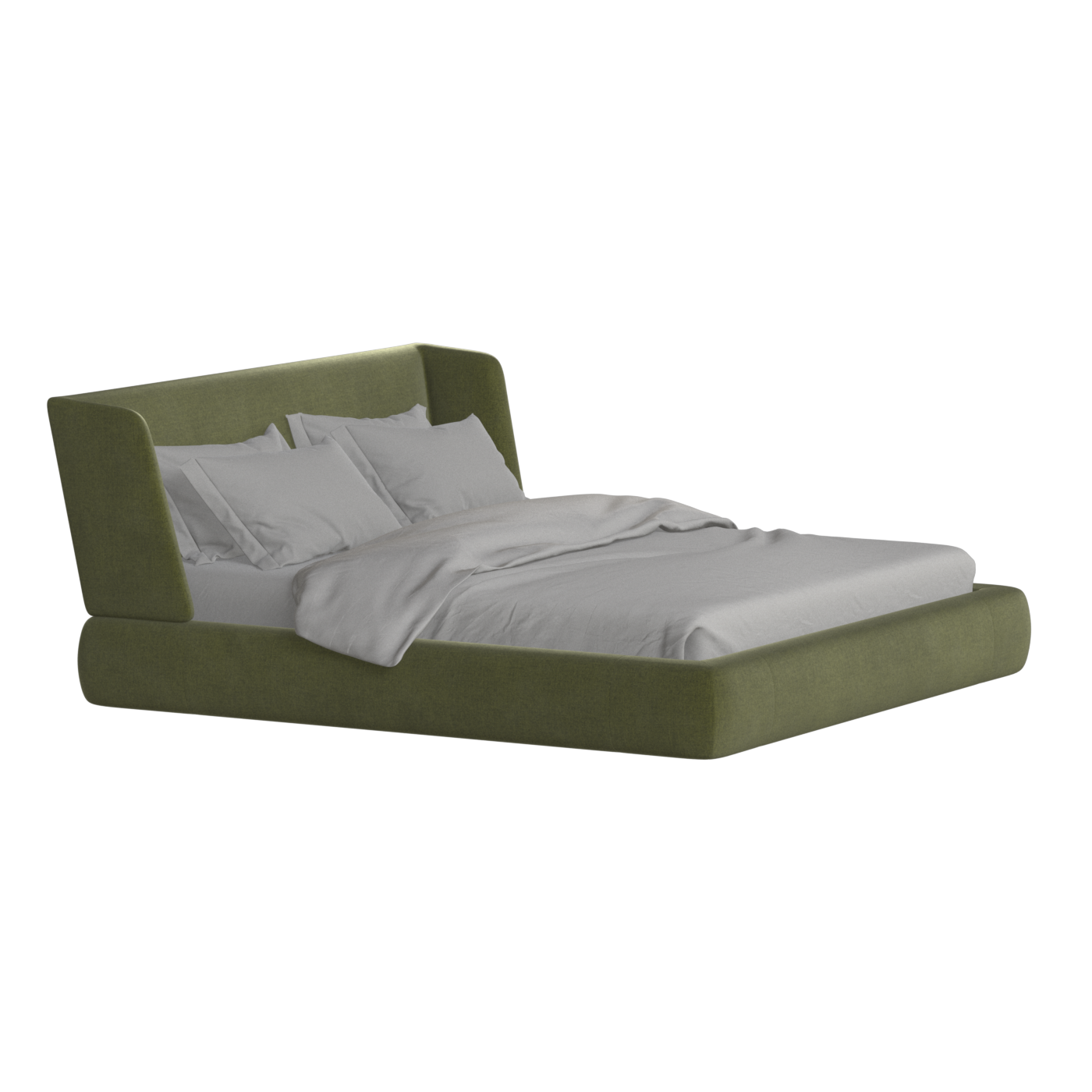 Lit Valentina en tissu Boucle Hevia 