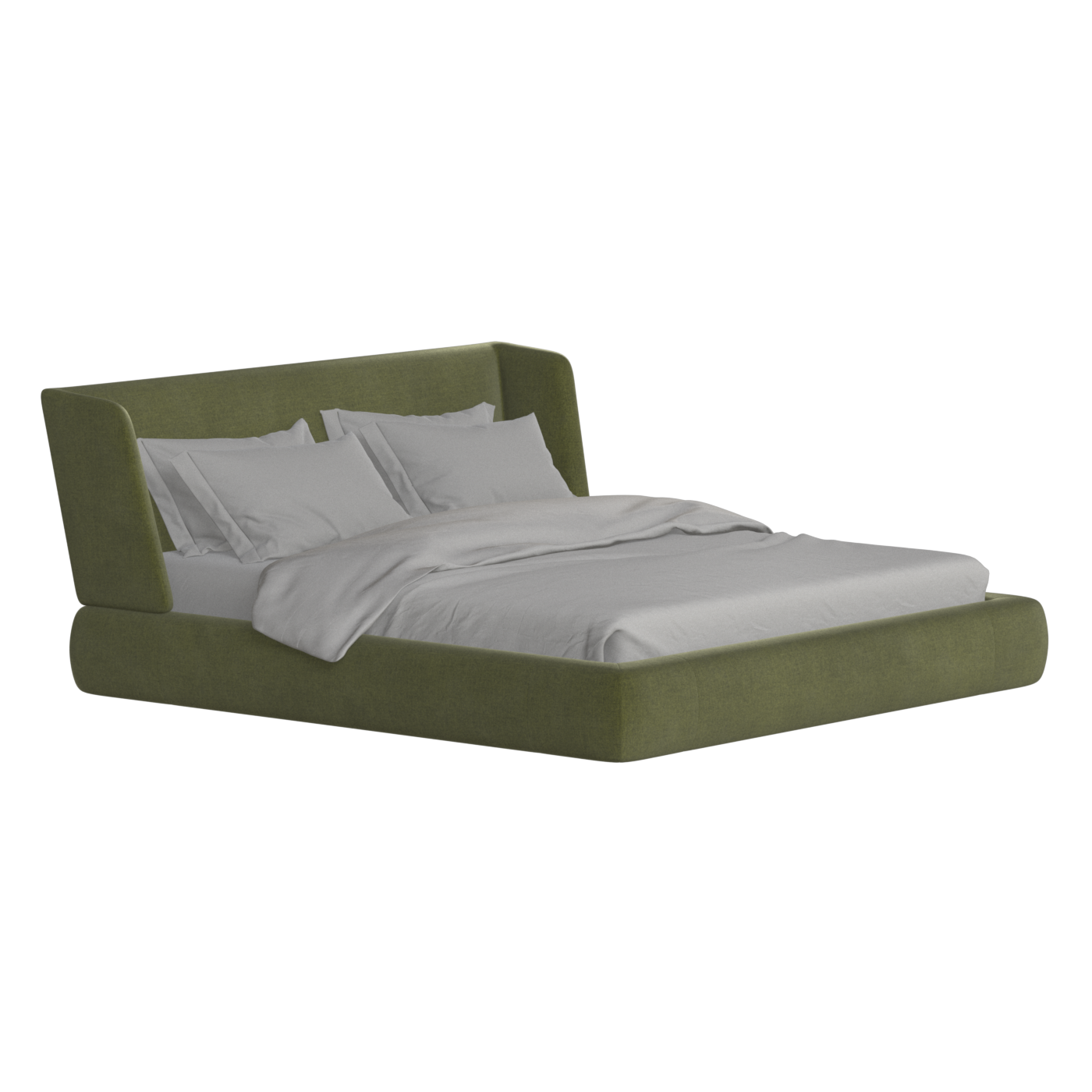 Lit Valentina en tissu Boucle Hevia 