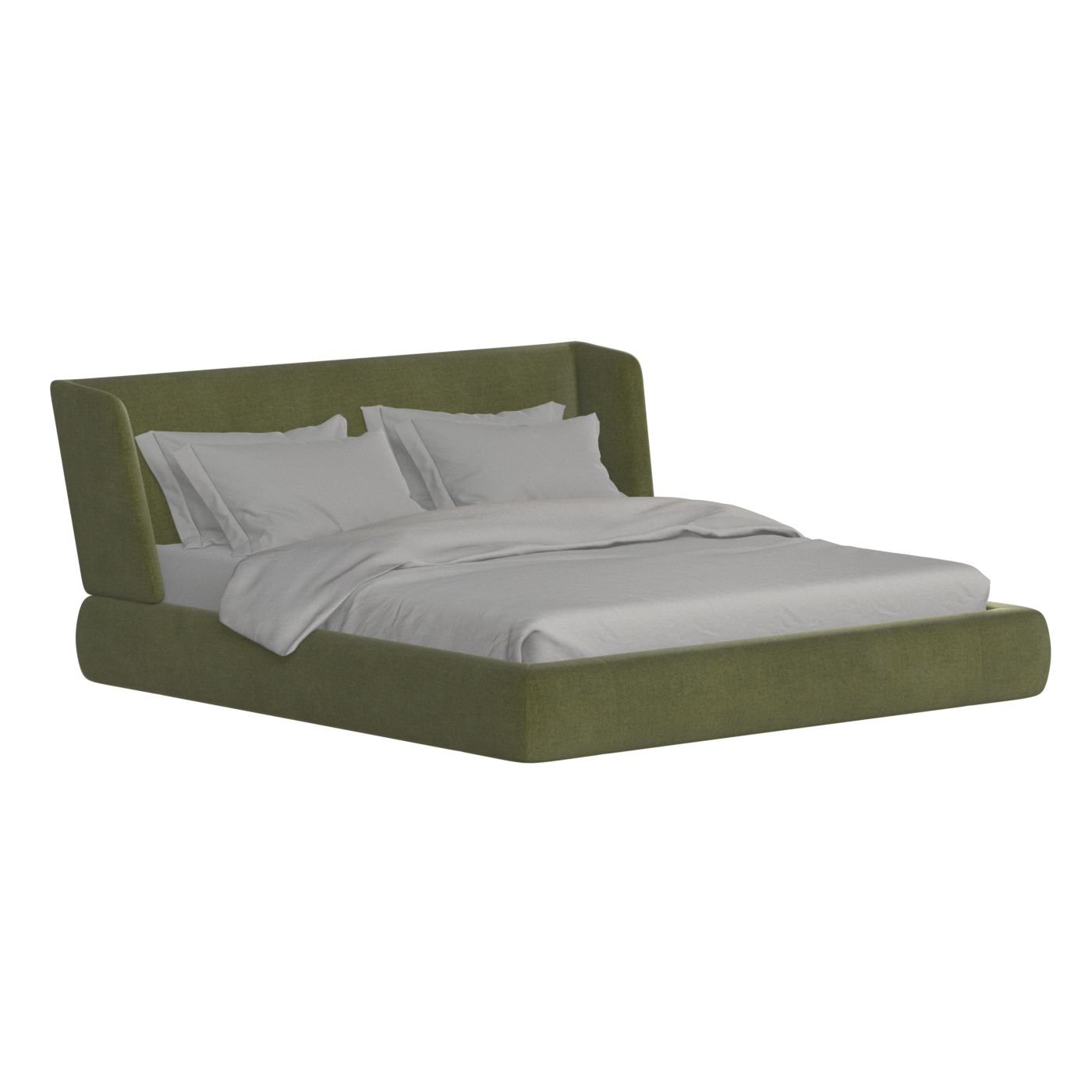 Lit Valentina en tissu Boucle Hevia 