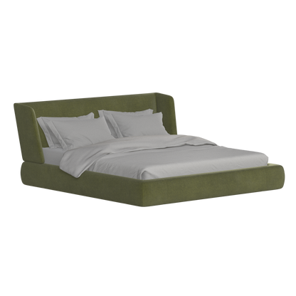 Lit Valentina en tissu Boucle Hevia 
