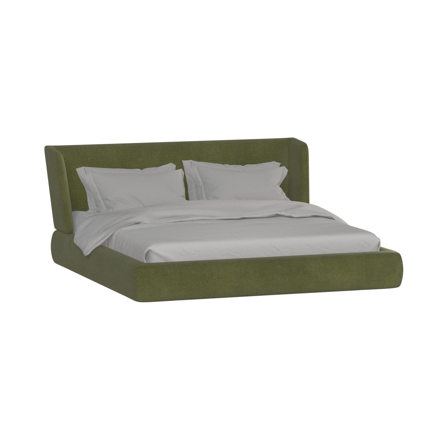 Lit Valentina en tissu Boucle Hevia 